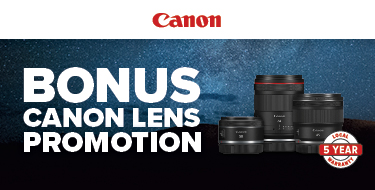 Canon New Zealand Bonus Lens Gift with Purchase Promotion 2026