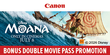 Canon New Zealand 2026 Disney Moana Promotion