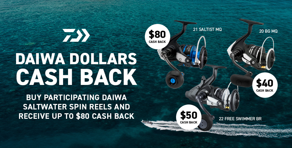 Daiwa Dollars Cash Back - Saltwater Reels
