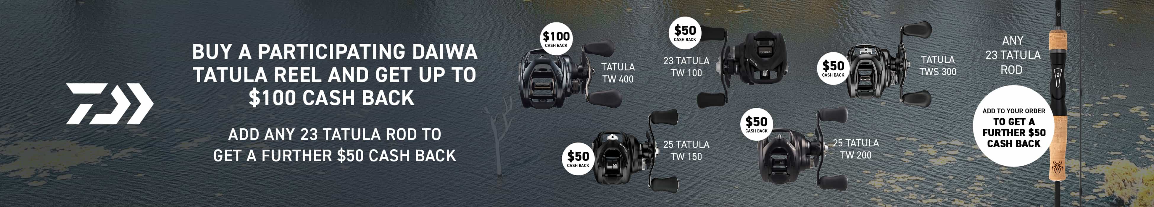 Daiwa Dollars Cash Back Tatula Family