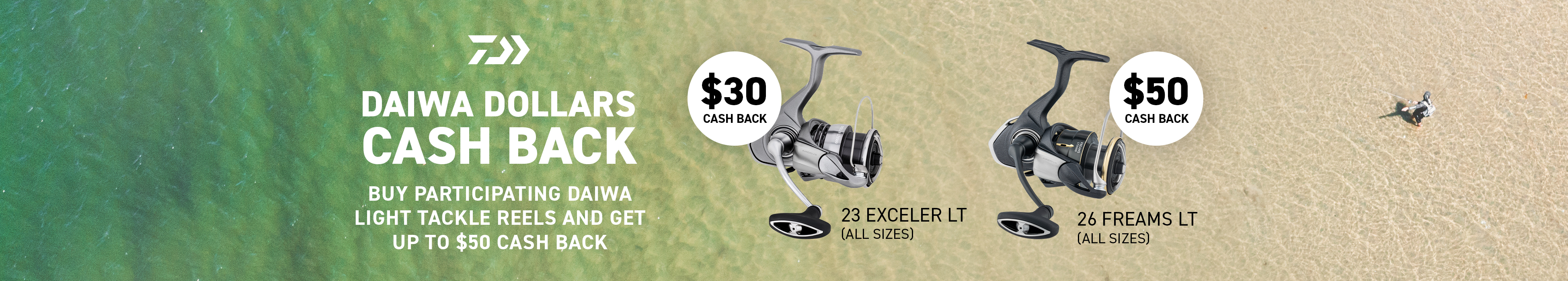 Daiwa Dollars Winter Cash Back