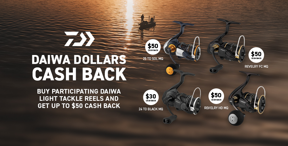 Daiwa Dollars Cash Back Campaign Light Tackle 2026