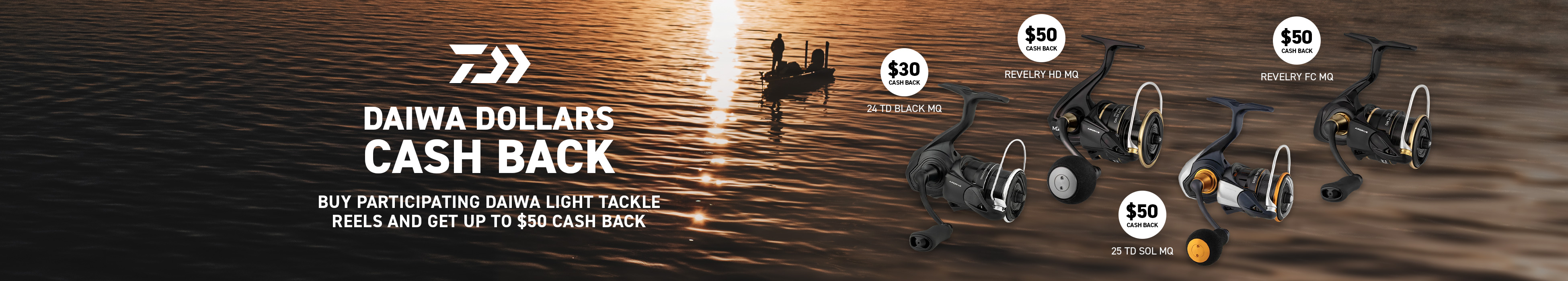 Daiwa Dollars Cash Back Campaign Light Tackle 2026