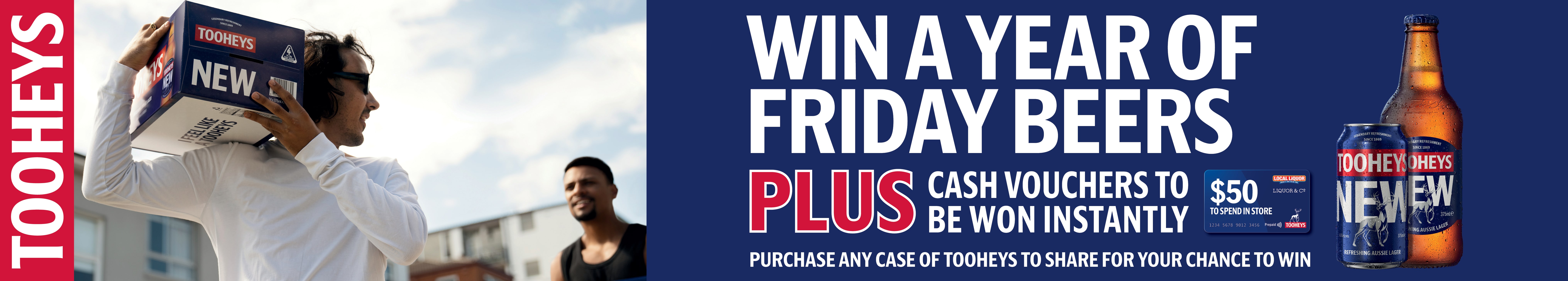 Tooheys ILR Win a Year of Friday Beers