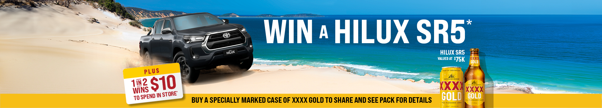 XXXX Gold IBA Win a Car