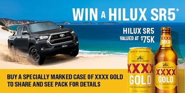 XXXX Gold IBA Win a Car