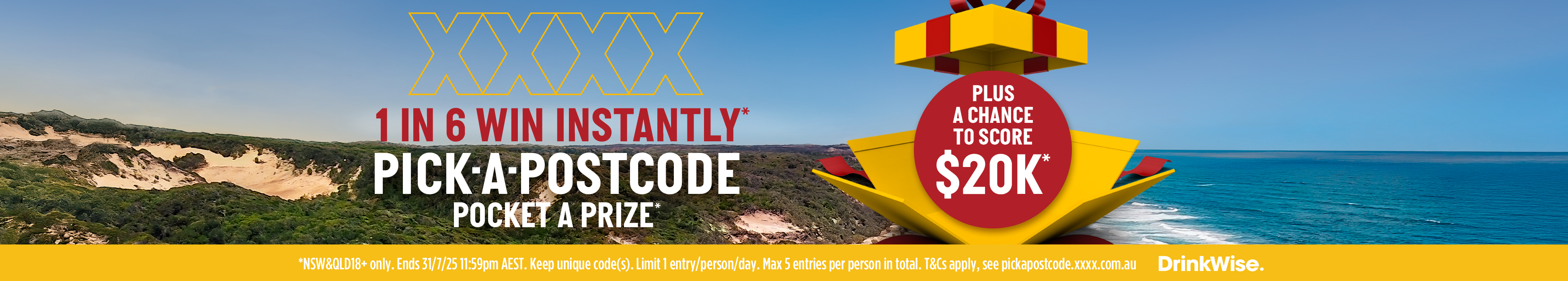 XXXX Pick a Postcode