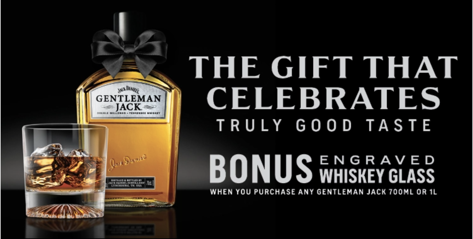 Gentleman Jack Whiskey Glasses