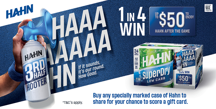 Hahn Third Half Hooter On Pack