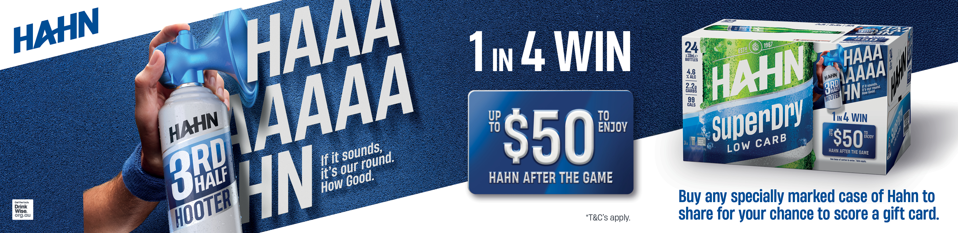 Hahn Third Half Hooter On Pack