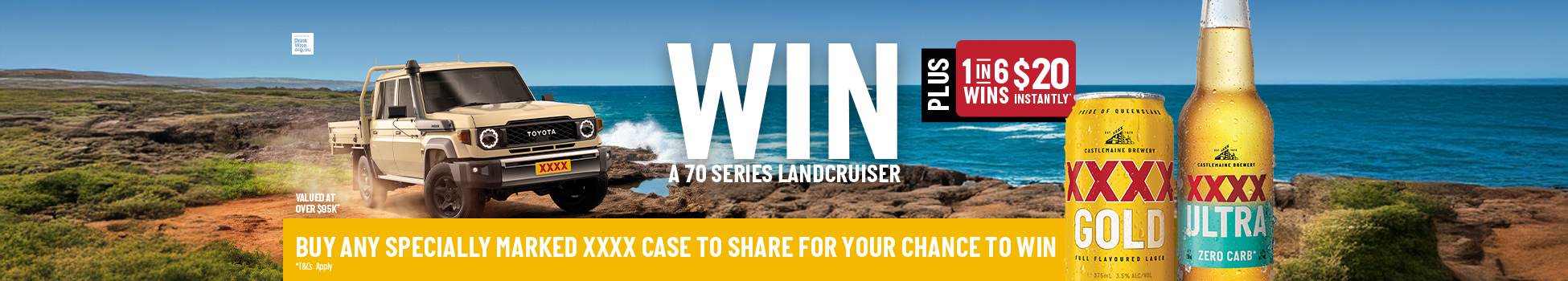 XXXX LMG Win a Landcruiser 5.0