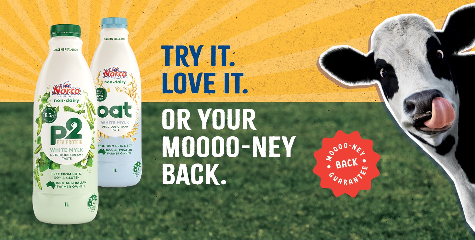 Norco Plant Based Mylk Money Back Guarantee Offer