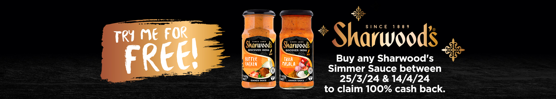 Sharwood's Cash Back
