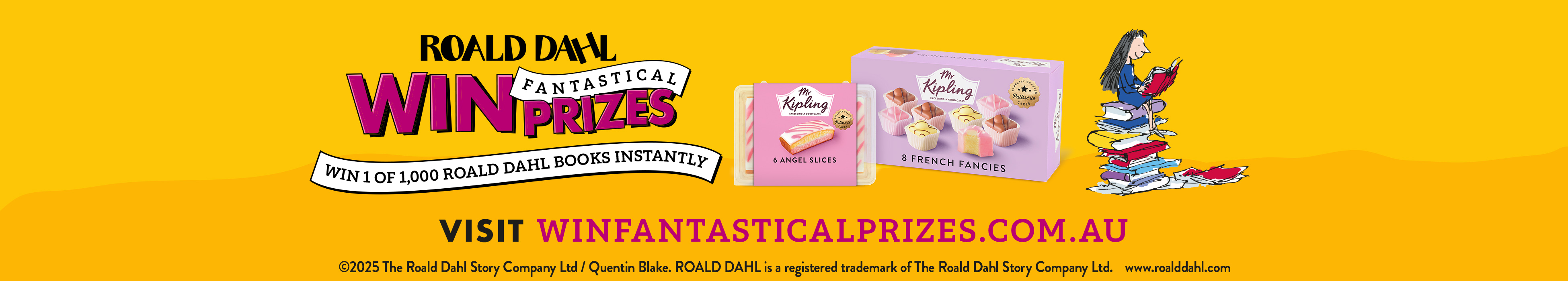 Mr Kipling x Roald Dahl Promotion