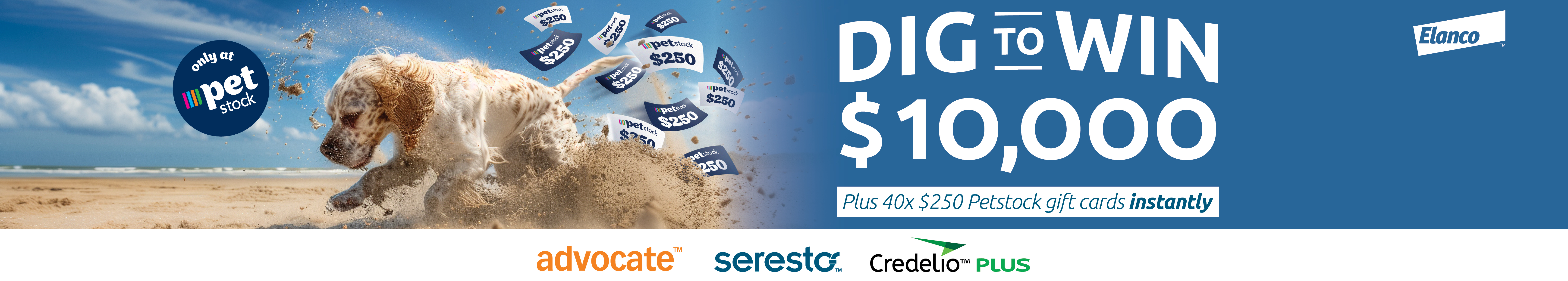 Elanco “Dig To Win” PETstock Promotion