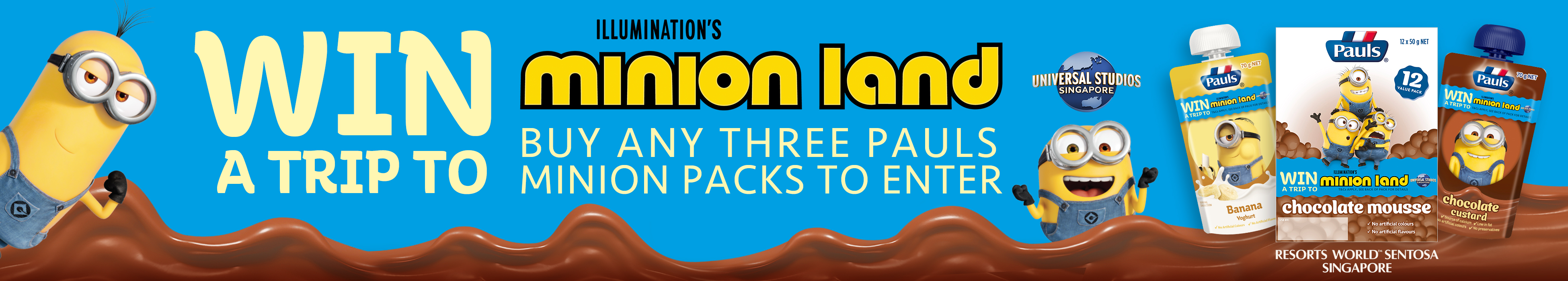 Paul's Kids Yoghurt Minions Promotion