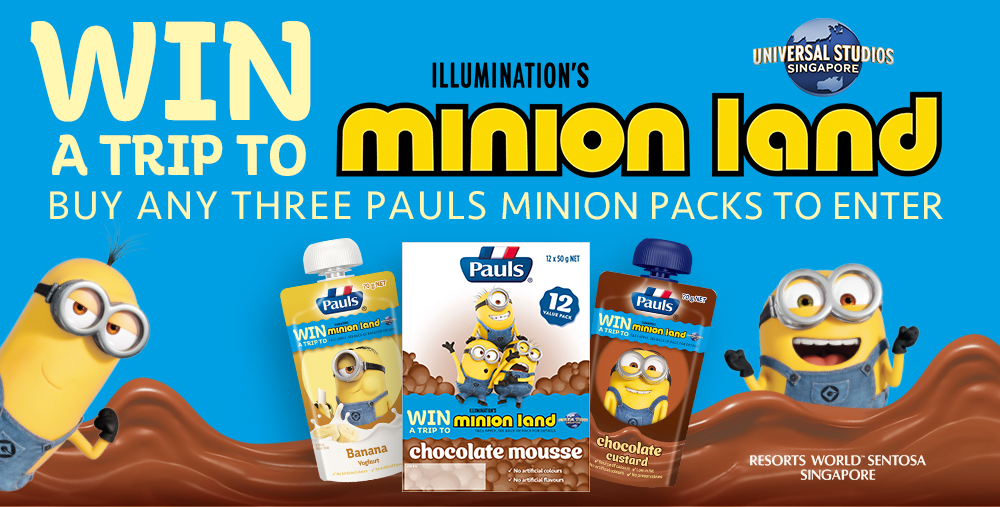 Paul's Kids Yoghurt Minions Promotion