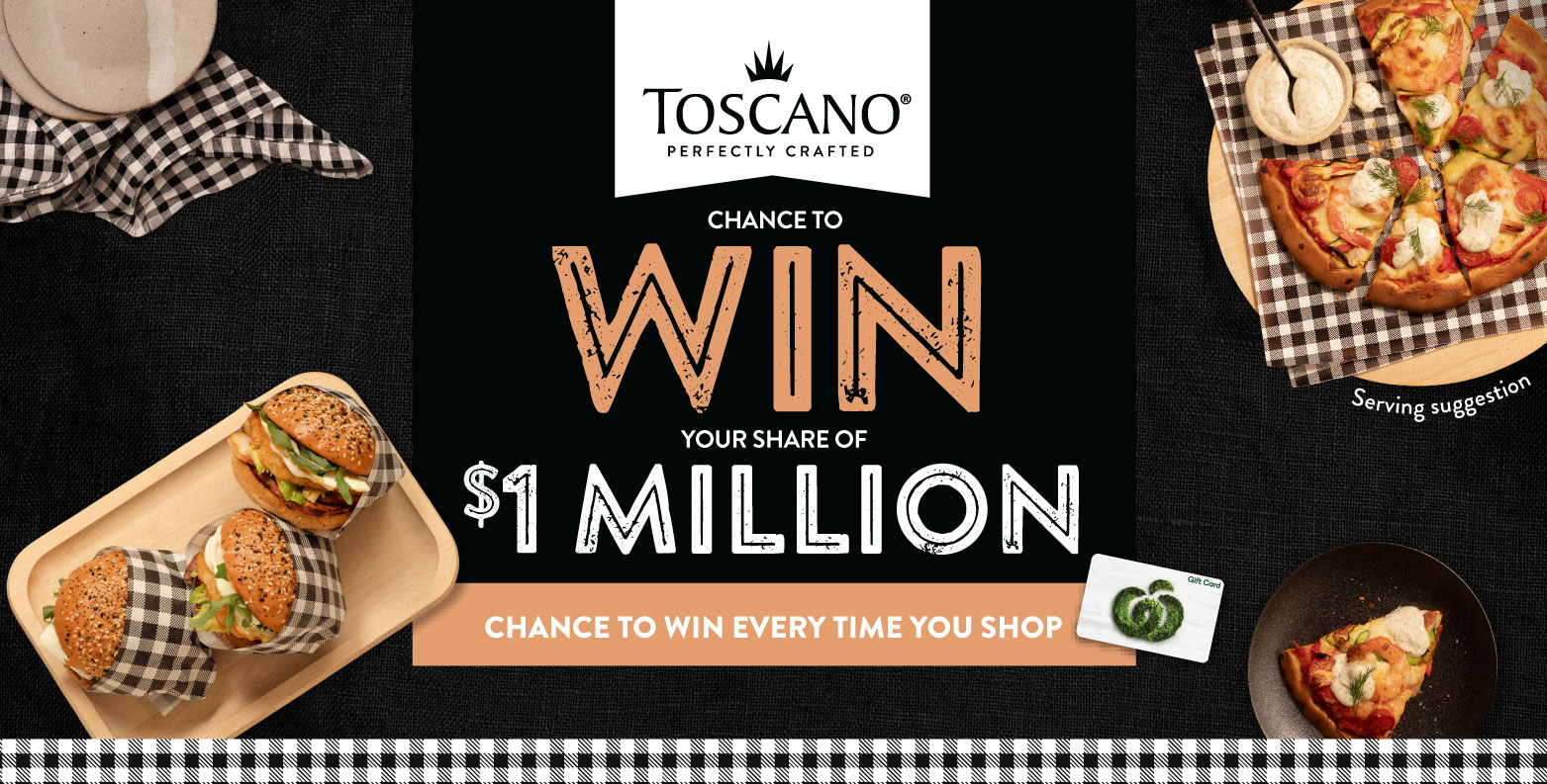 Toscano Woolworths Promotion 2026