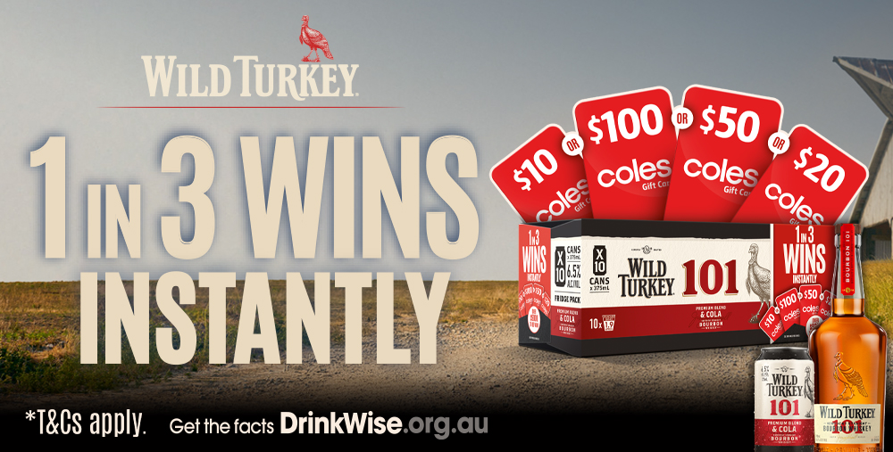Wild Turkey 1 in 3 Wins