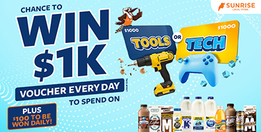 BEGA New Sunrise Tools or Tech promotion