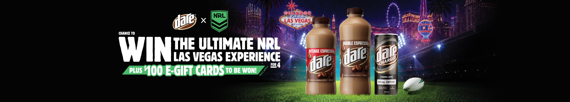 Bega NRL Las Vegas Promotion
