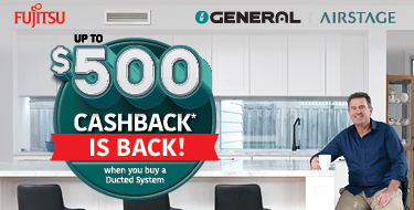 General Australia ‘Ducted Cashback is Back!’ Promotion 2026