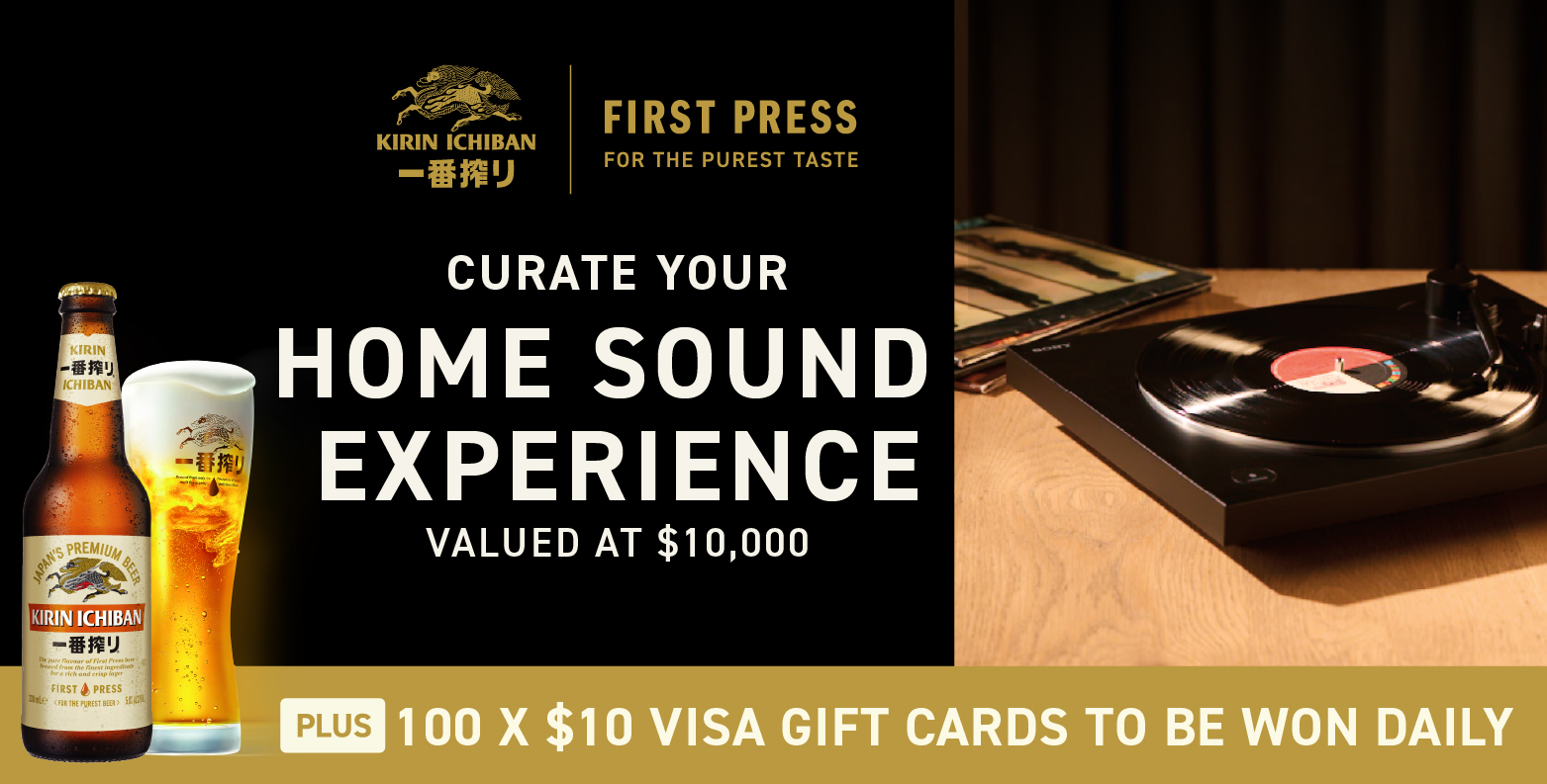 Kirin Ichiban - Curate Your Home Sound Experience Promotion